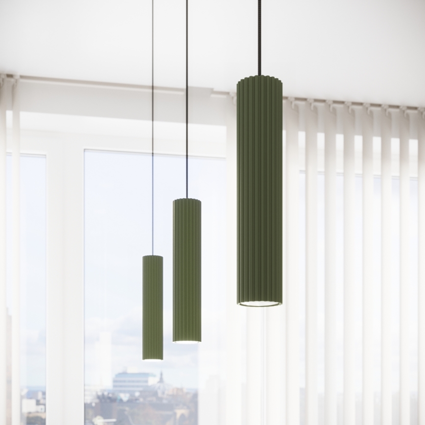 Hängeleuchte KARBON 1xGU10/10W/230V grün