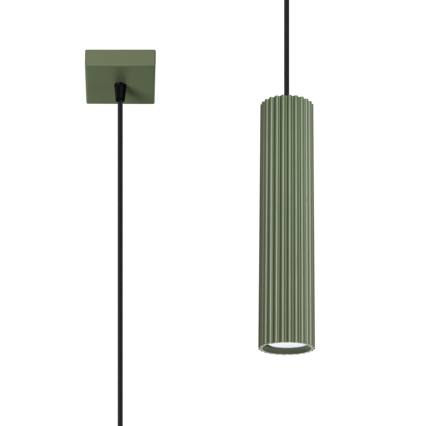 Hängeleuchte KARBON 1xGU10/10W/230V grün