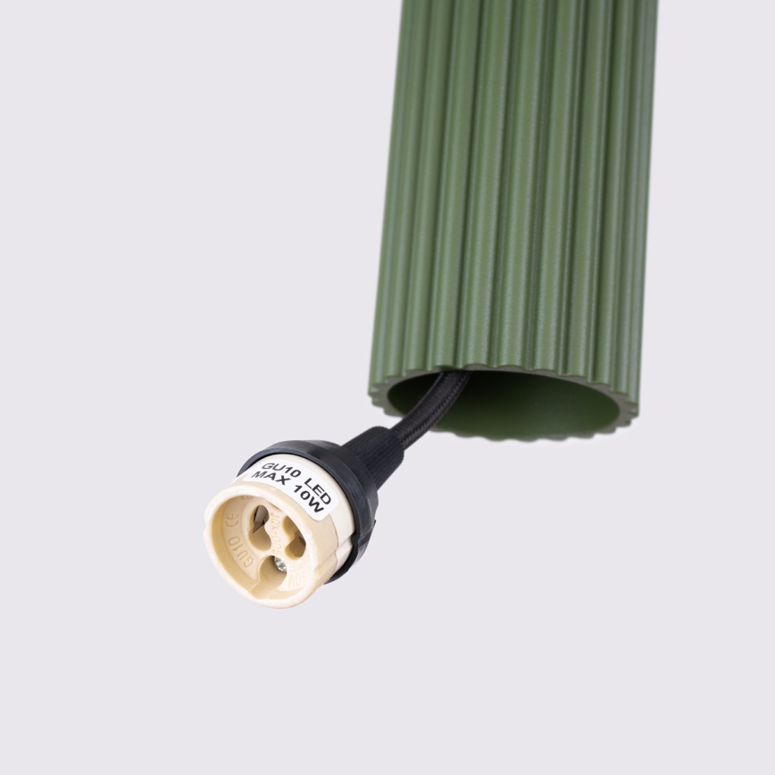 Hängeleuchte KARBON 1xGU10/10W/230V grün