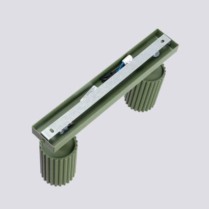 Strahler KARBON 2xGU10/10W/230V grün