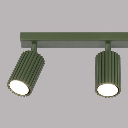 Strahler KARBON 3xGU10/10W/230V grün