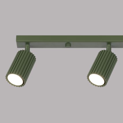 Strahler KARBON 4xGU10/10W/230V grün