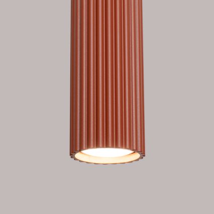 Hängeleuchte KARBON 3xGU10/10W/230V rot