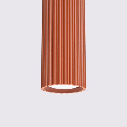 Hängeleuchte KARBON 3xGU10/10W/230V rot