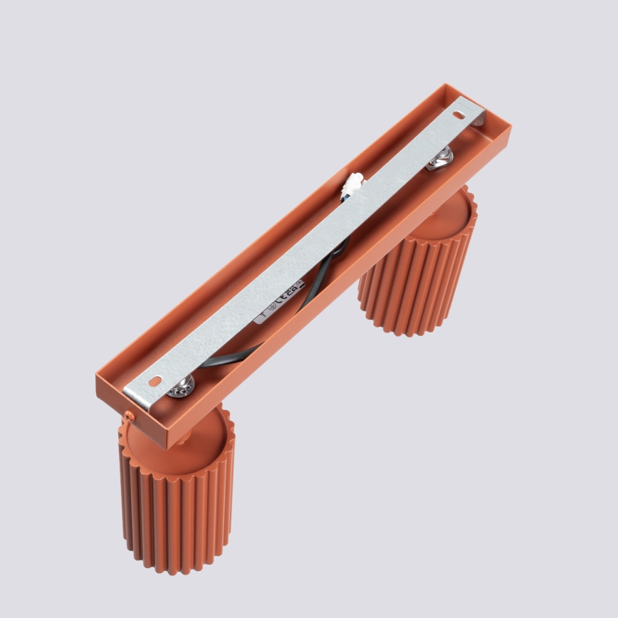 Strahler KARBON 2xGU10/10W/230V rot