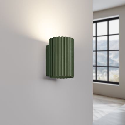 Wandleuchte KARBON 1xGU10/10W/230V grün