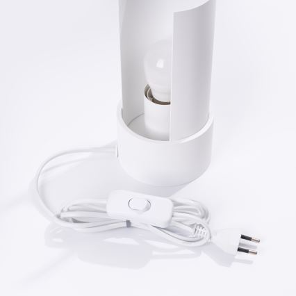 Tischleuchte FLASH 1xE27/15W/230V weiß