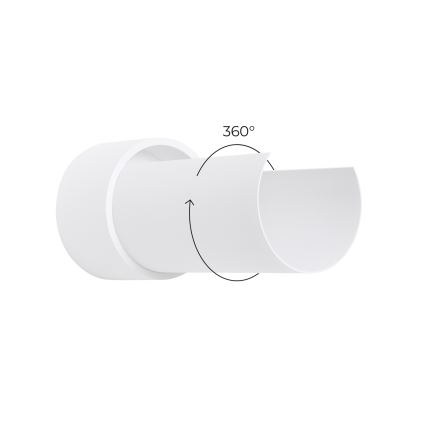Wandleuchte FLASH 1xE27/15W/230V weiß