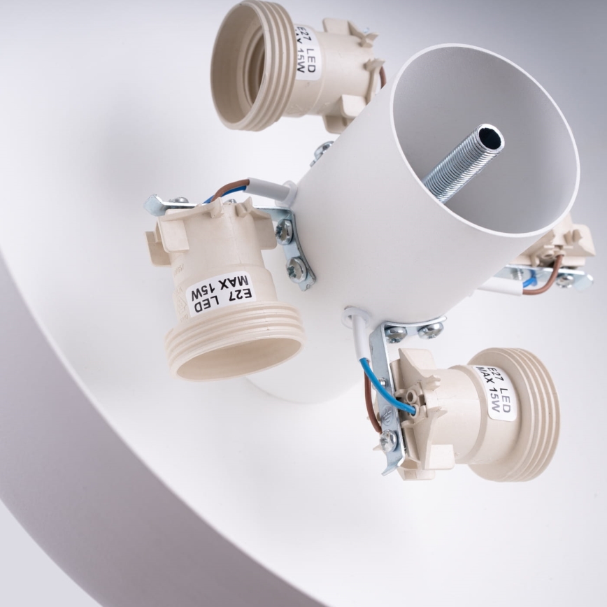 Deckenleuchte OMIQ 4xE27/15W/230V Ø 30 cm weiß