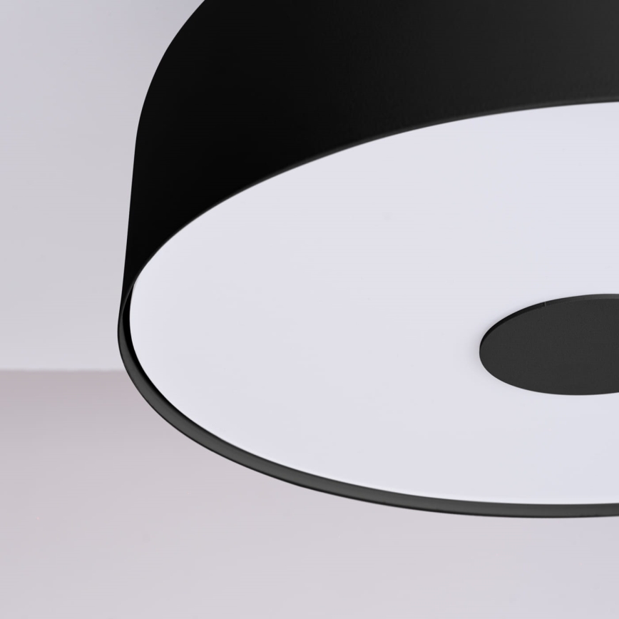 Deckenleuchte OMIQ 4x E27/15W/230V Ø 30 cm, schwarz