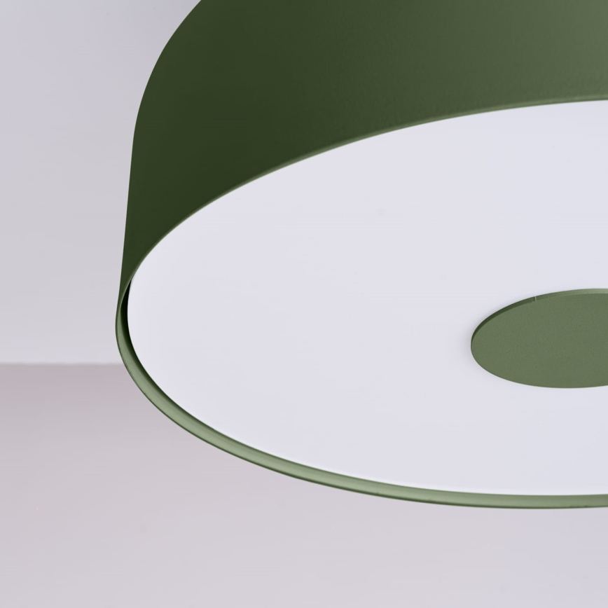 Deckenleuchte OMIQ 4xE27/15W/230V pr. 30 cm grün