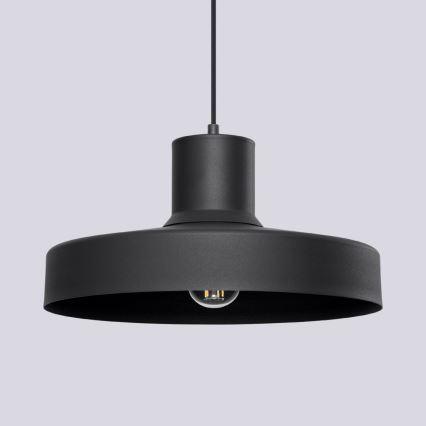 Hängeleuchte BILO 1xE27/15W/230V d 35 cm schwarz