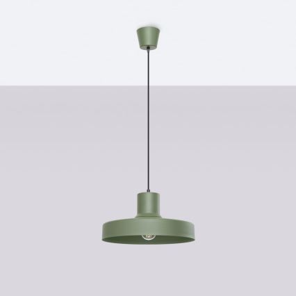 Hängeleuchte BILO 1xE27/15W/230V d 35 cm grün