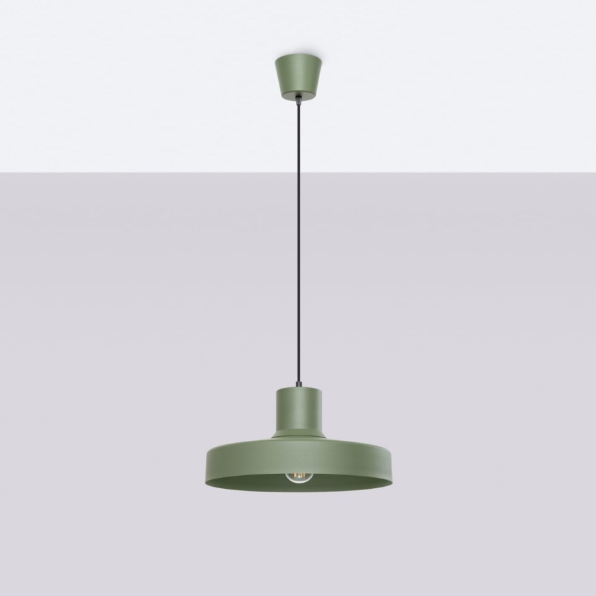 Hängeleuchte BILO 1xE27/15W/230V d 35 cm grün