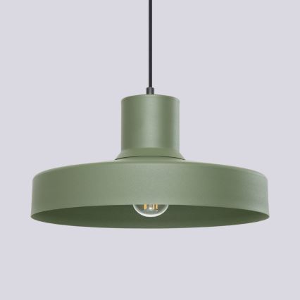 Hängeleuchte BILO 1xE27/15W/230V d 35 cm grün