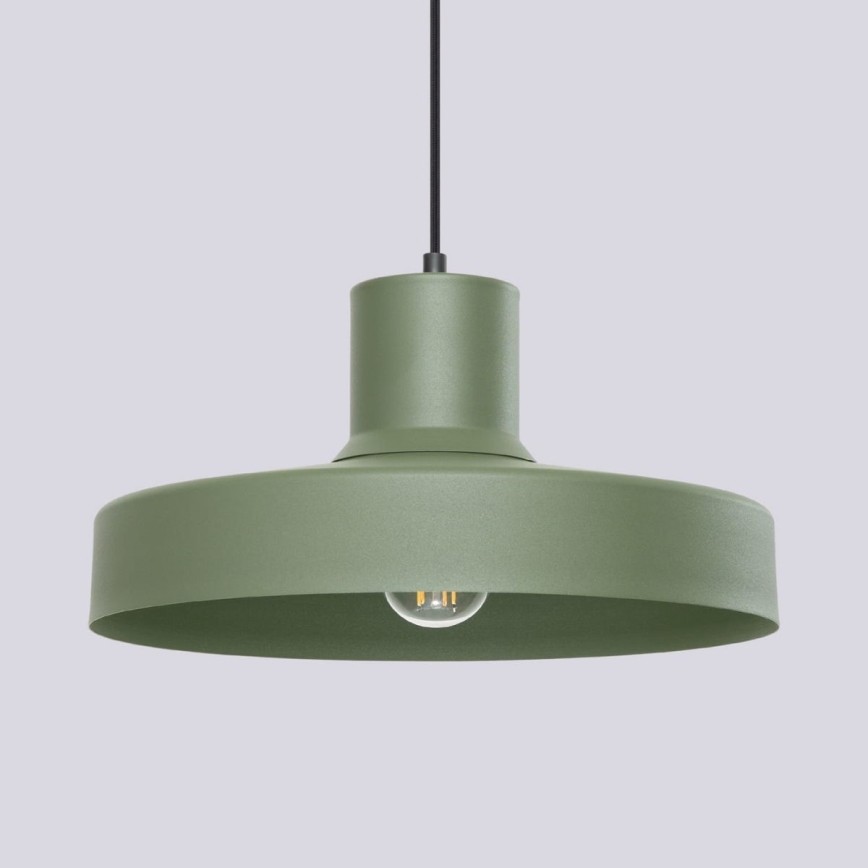 Hängeleuchte BILO 1xE27/15W/230V d 35 cm grün