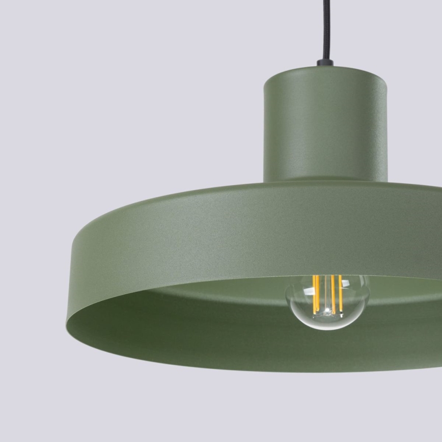 Hängeleuchte BILO 1xE27/15W/230V d 35 cm grün