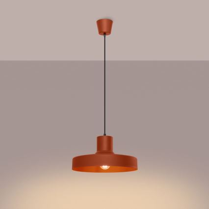 Hängeleuchte BILO 1xE27/15W/230V d 35 cm orange
