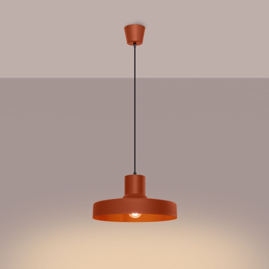 Hängeleuchte BILO 1xE27/15W/230V d 35 cm orange