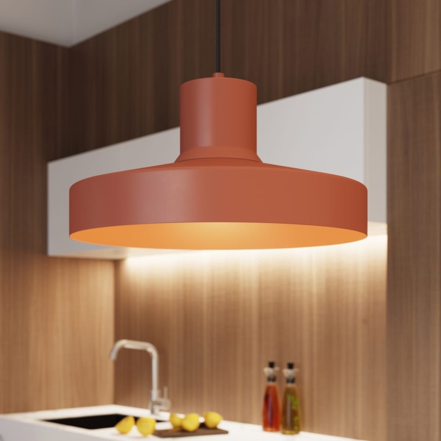 Hängeleuchte BILO 1xE27/15W/230V d 35 cm orange