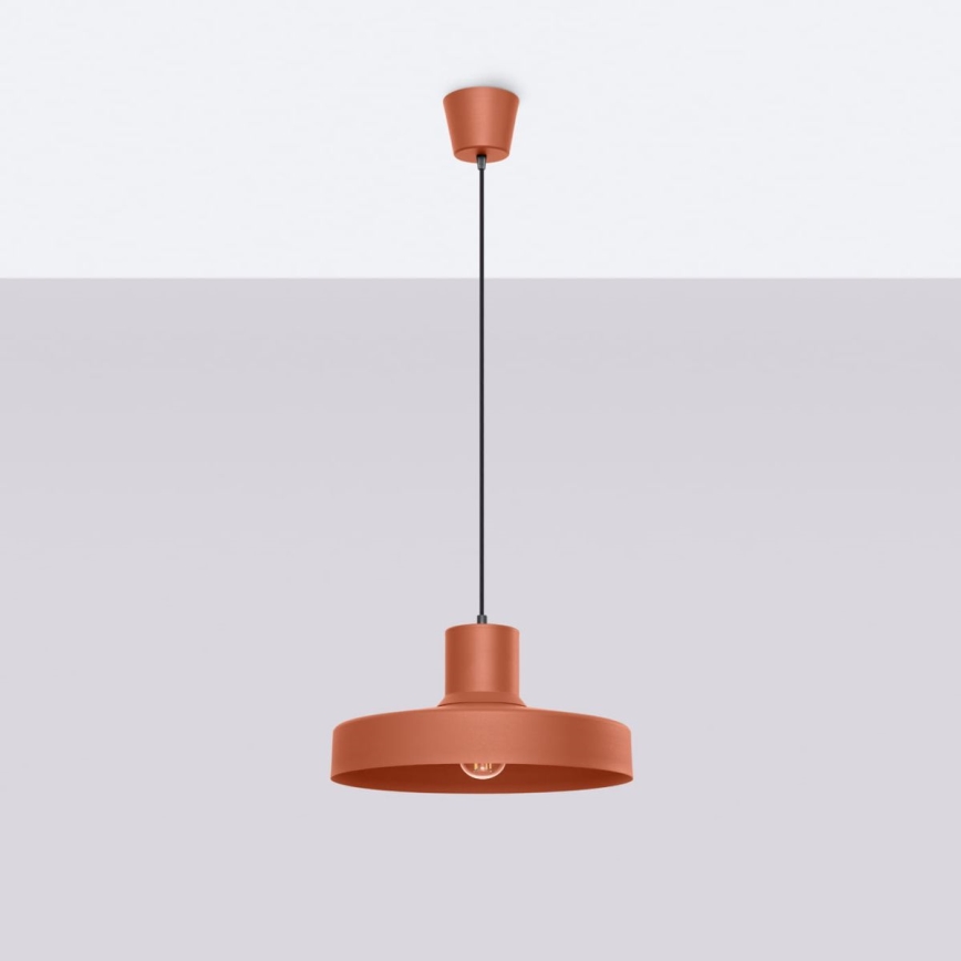 Hängeleuchte BILO 1xE27/15W/230V d 35 cm orange