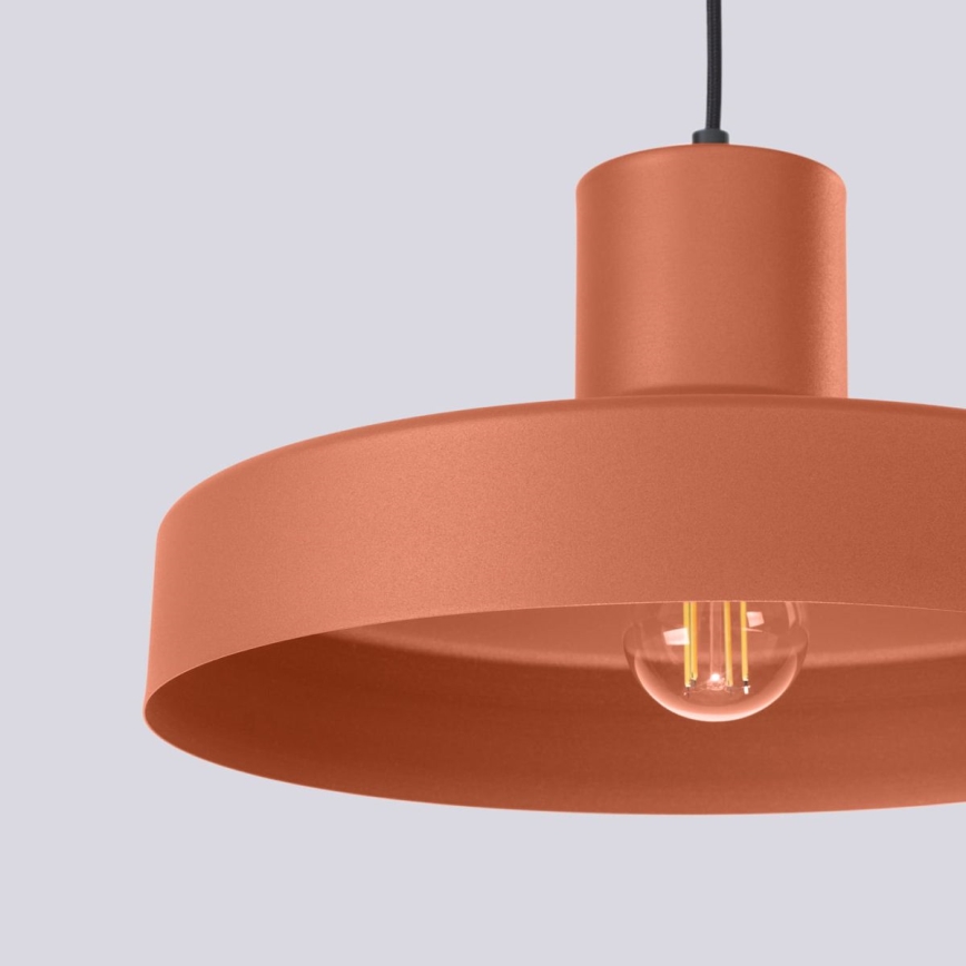 Hängeleuchte BILO 1xE27/15W/230V d 35 cm orange