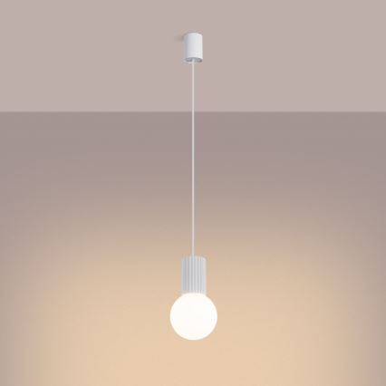 Hängeleuchte HALO 1xG9/8W/230V d 12 cm weiß