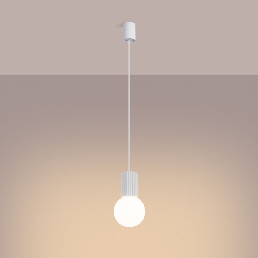 Hängeleuchte HALO 1xG9/8W/230V d 12 cm weiß