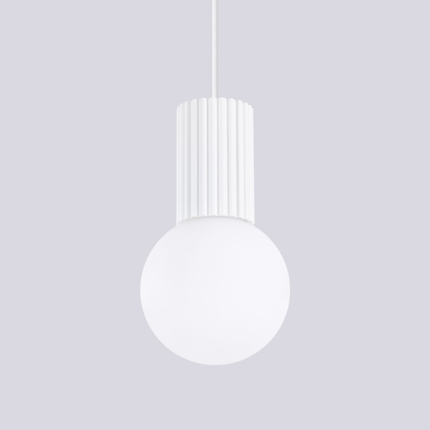 Hängeleuchte HALO 1xG9/8W/230V d 12 cm weiß