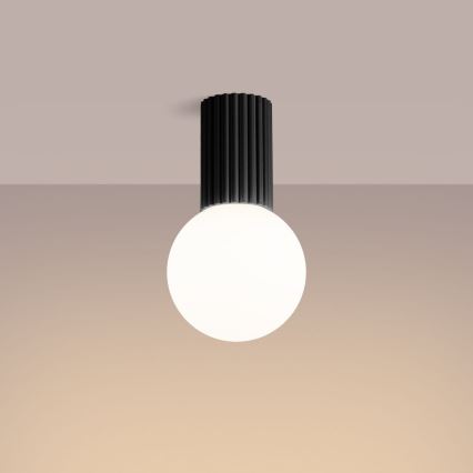 Deckenleuchte für Badezimmer HALO 1xG9/8W/230V d 12 cm IP44 schwarz