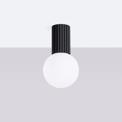 Deckenleuchte für Badezimmer HALO 1xG9/8W/230V d 12 cm IP44 schwarz