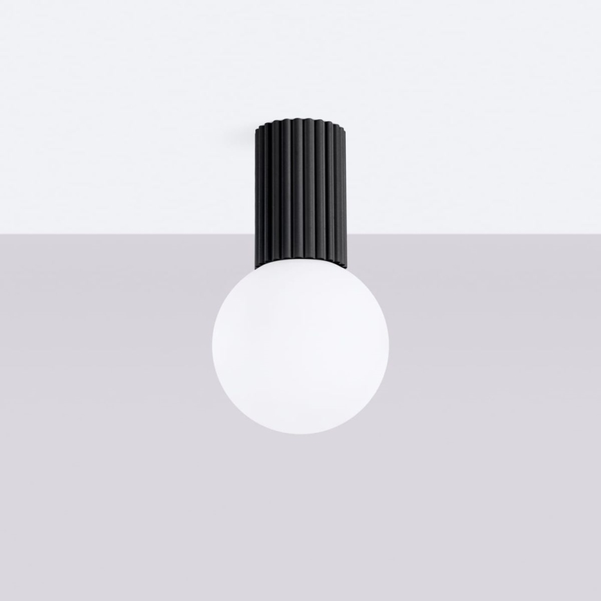 Deckenleuchte für Badezimmer HALO 1xG9/8W/230V d 12 cm IP44 schwarz
