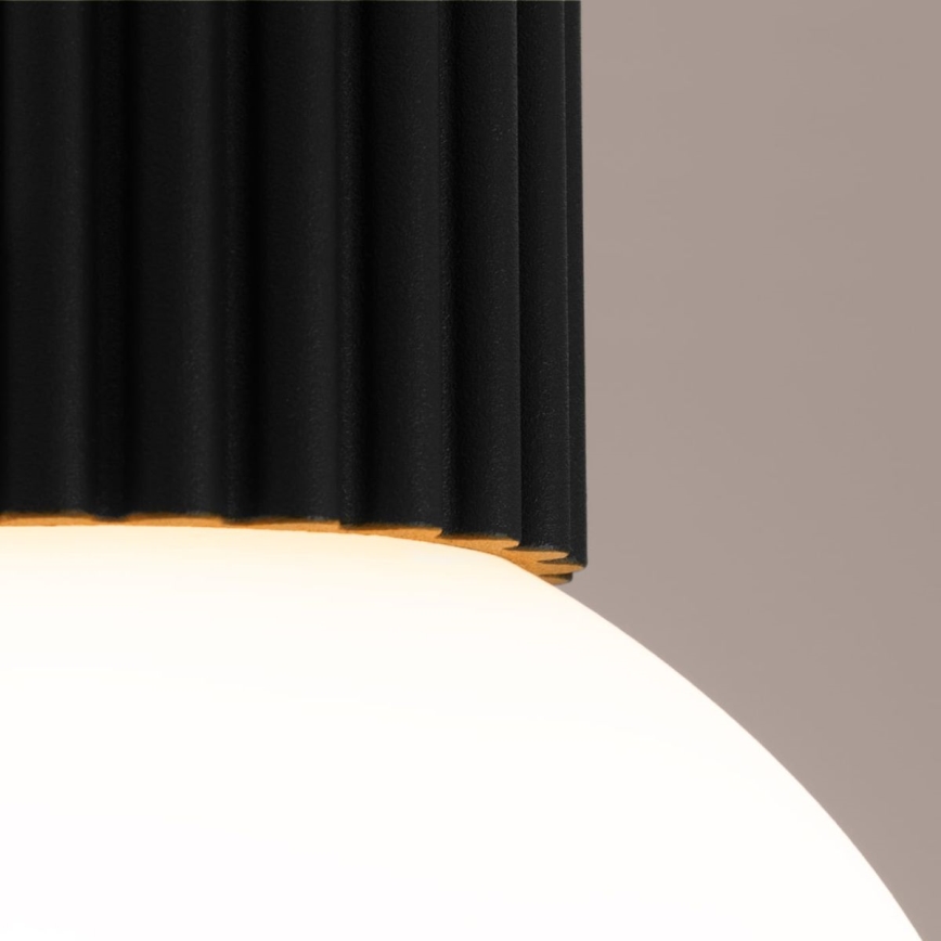 Deckenleuchte für Badezimmer HALO 1xG9/8W/230V d 12 cm IP44 schwarz