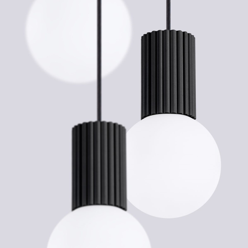 Hängeleuchte HALO 3xG9/8W/230V d 25 cm schwarz