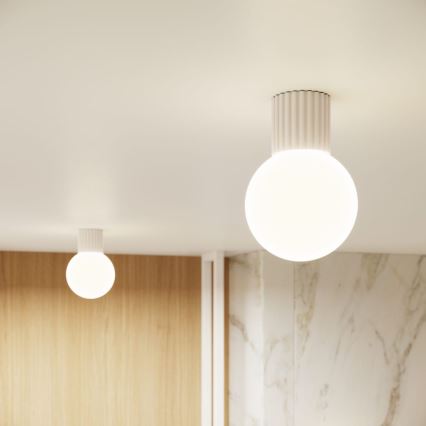 Deckenleuchte für Badezimmer HALO 1xG9/8W/230V d 12 cm IP44 cremefarben