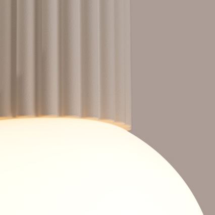 Deckenleuchte für Badezimmer HALO 1xG9/8W/230V d 12 cm IP44 cremefarben