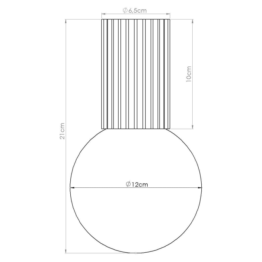 Deckenleuchte für Badezimmer HALO 1xG9/8W/230V d 12 cm IP44 cremefarben
