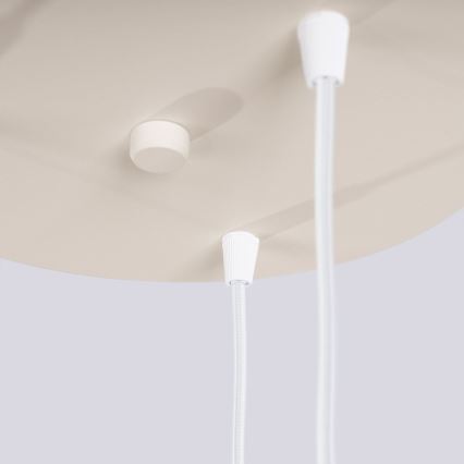 Hängeleuchte HALO 3xG9/8W/230V d 25 cm cremefarben