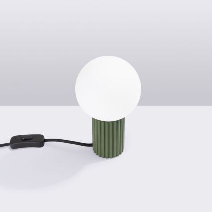 Tischleuchte HALO 1xG9/8W/230V d 12 cm grün