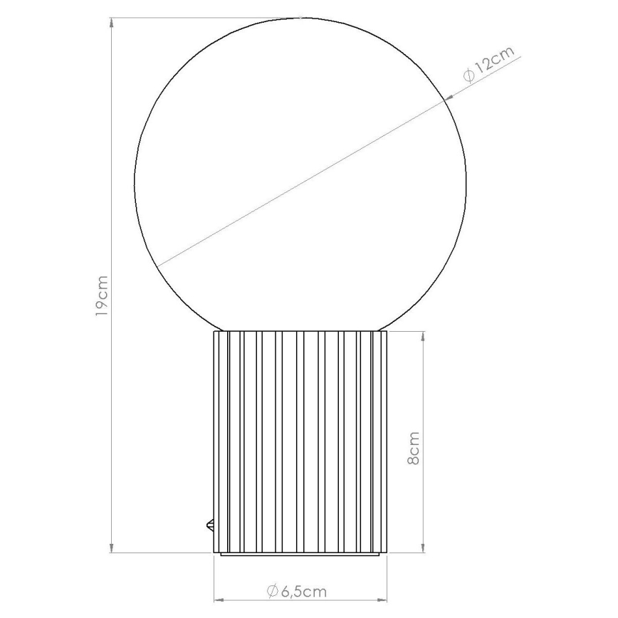 Tischleuchte HALO 1xG9/8W/230V d 12 cm grün