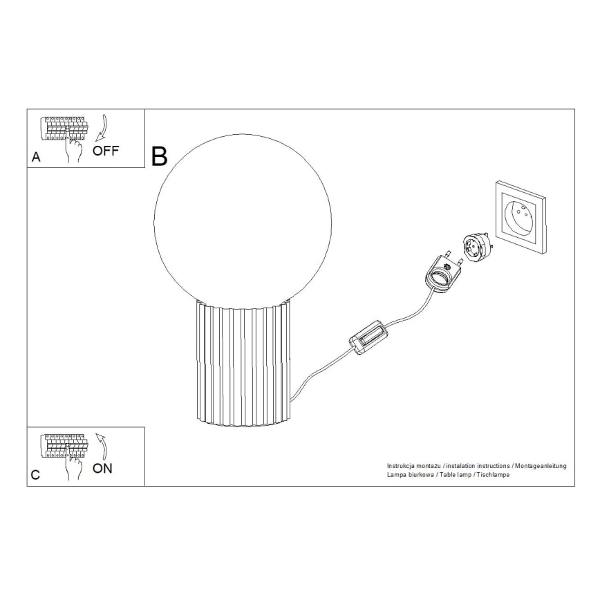 Tischleuchte HALO 1xG9/8W/230V d 12 cm grün