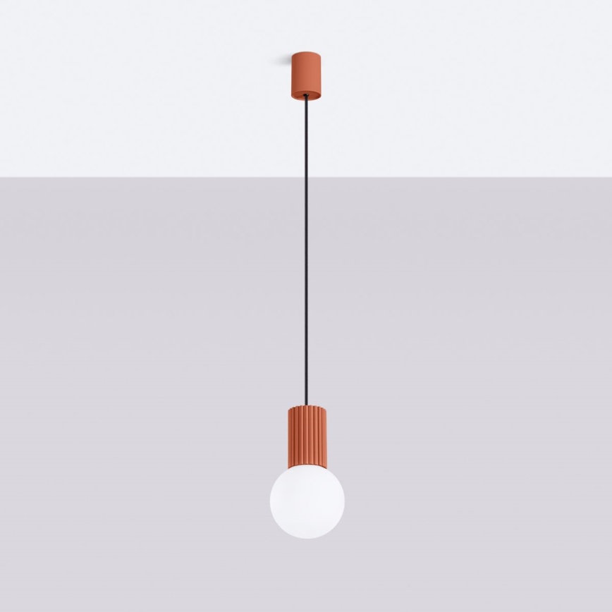 Hängeleuchte HALO 1xG9/8W/230V d 12 cm orange