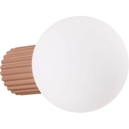 Badezimmer-Wandleuchte HALO 1xG9/8W/230V d 12 cm IP44 braun