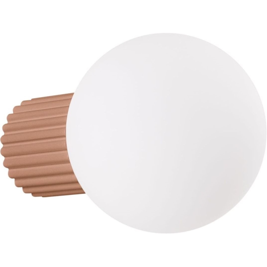 Badezimmer-Wandleuchte HALO 1xG9/8W/230V d 12 cm IP44 braun