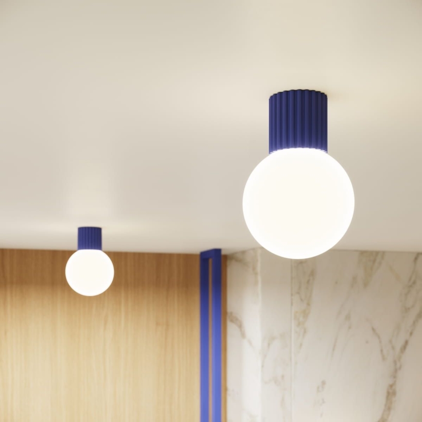 Deckenleuchte für Badezimmer HALO 1xG9/8W/230V d 12 cm IP44 blau