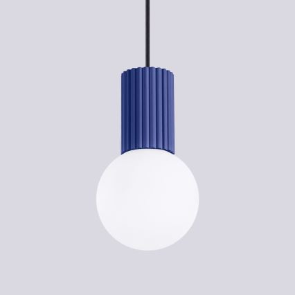 Hängeleuchte HALO 1xG9/8W/230V d 12 cm blau