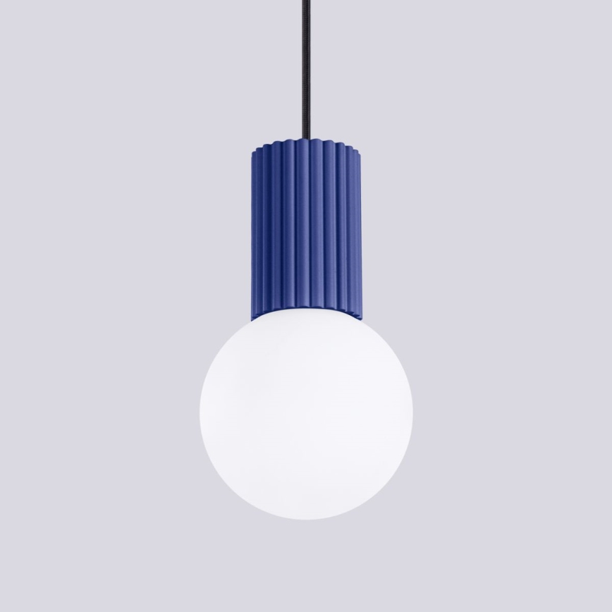 Hängeleuchte HALO 1xG9/8W/230V d 12 cm blau