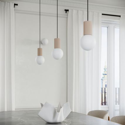 Hängeleuchte HALO 1xG9/8W/230V d 12 cm beige