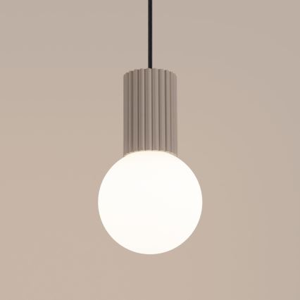 Hängeleuchte HALO 1xG9/8W/230V d 12 cm beige