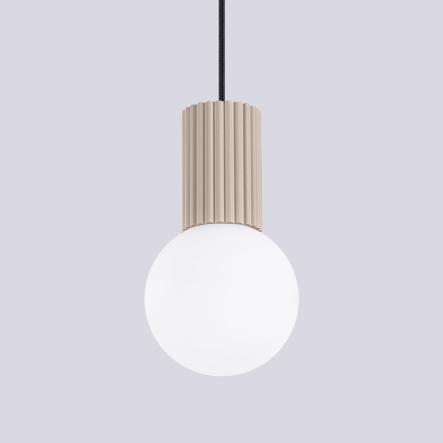 Hängeleuchte HALO 1xG9/8W/230V d 12 cm beige